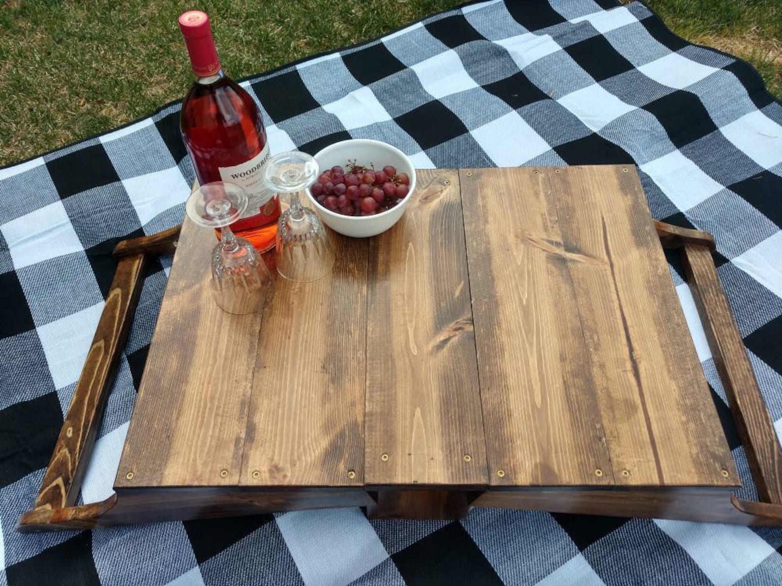 Picnic Basket/table Etsy