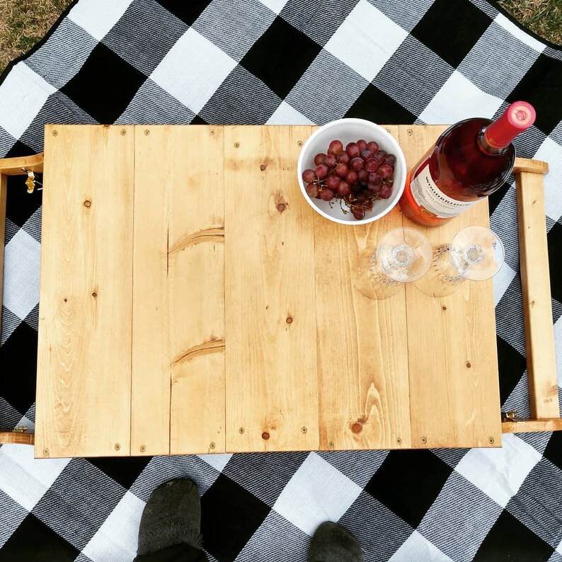 Picnic Basket/table Etsy