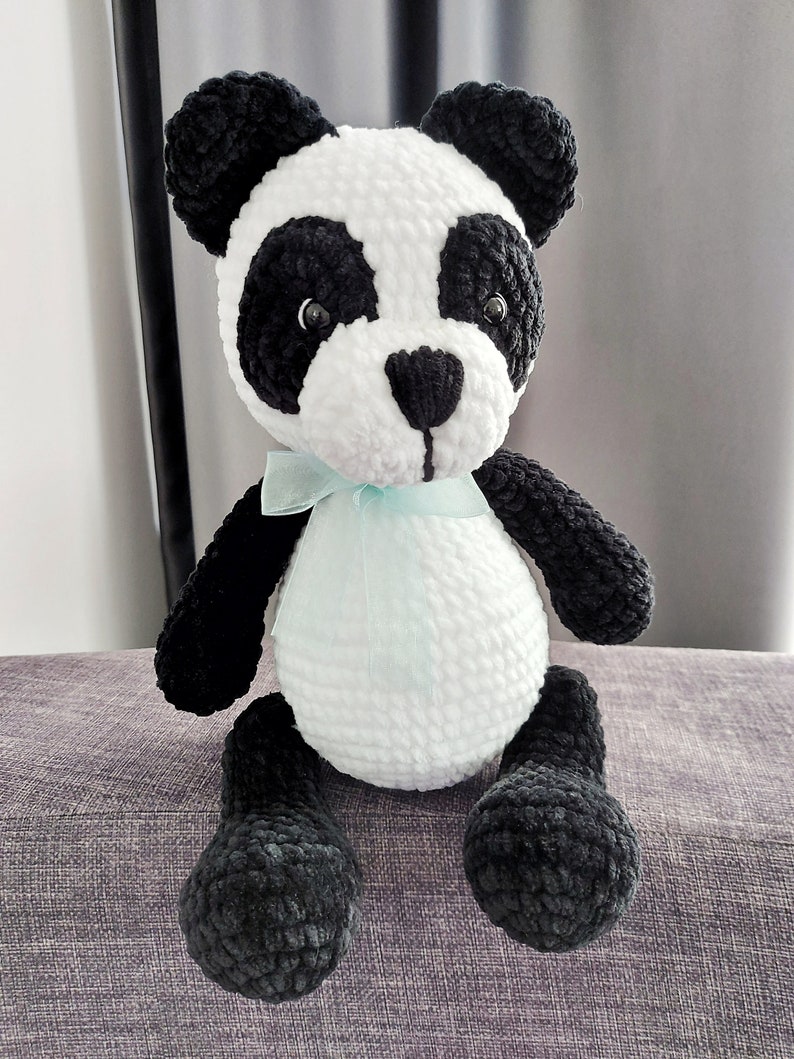 PDF plush big panda Crochet Pattern, big bear Crochet Pattern, big panda Amigurumi Pattern English image 10