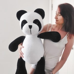 PDF plush big panda Crochet Pattern, big bear Crochet Pattern, big panda Amigurumi Pattern English image 6