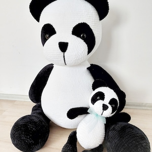 PDF plush big panda Crochet Pattern, big bear Crochet Pattern, big panda Amigurumi Pattern English image 7