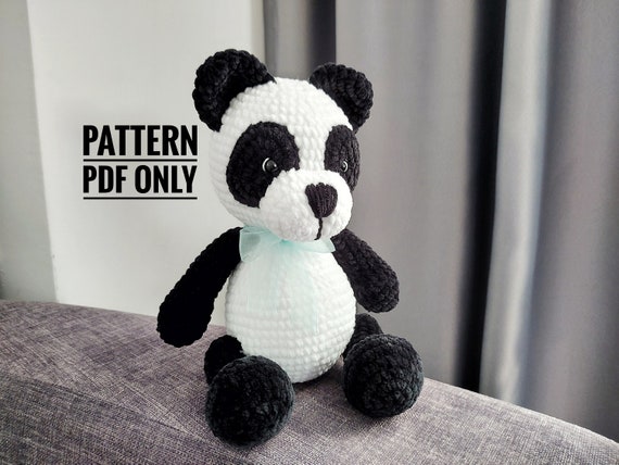 Crochet Panda Toy Pattern: Amigurumi Bear (PDF Pattern)