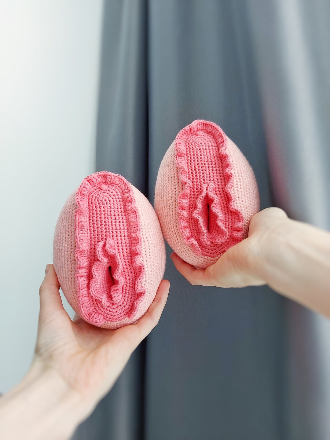 Crochet Vulva Gift Funny Gift Amigurumi Toys for Beginner Etsy