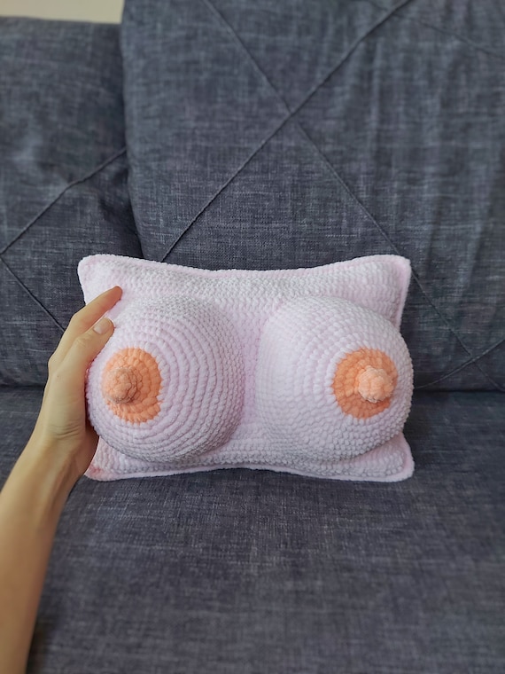 Crochet Female Breast Pillow Pattern, Boobs Pillow Pattern, Female