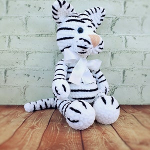 Crochet White Tiger Toy Pattern: Easy Amigurumi Animal (PDF Pattern) image 7