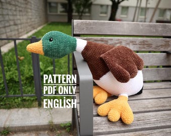 Big Goose Crochet Pattern: Easy Amigurumi Plushie (PDF Pattern, English