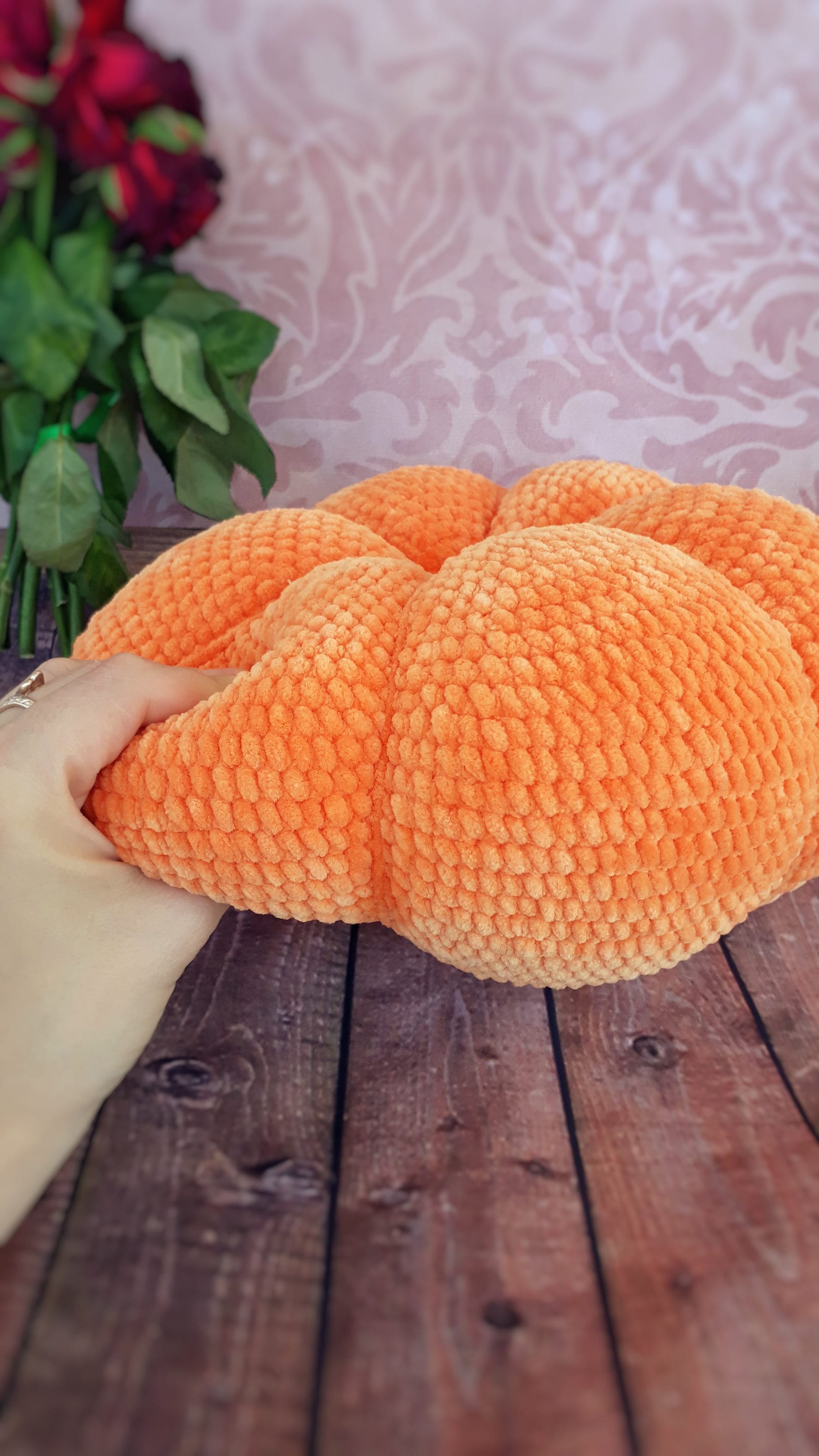 Crochet pumpkin patern pillow patterns pumpkin patern | Etsy