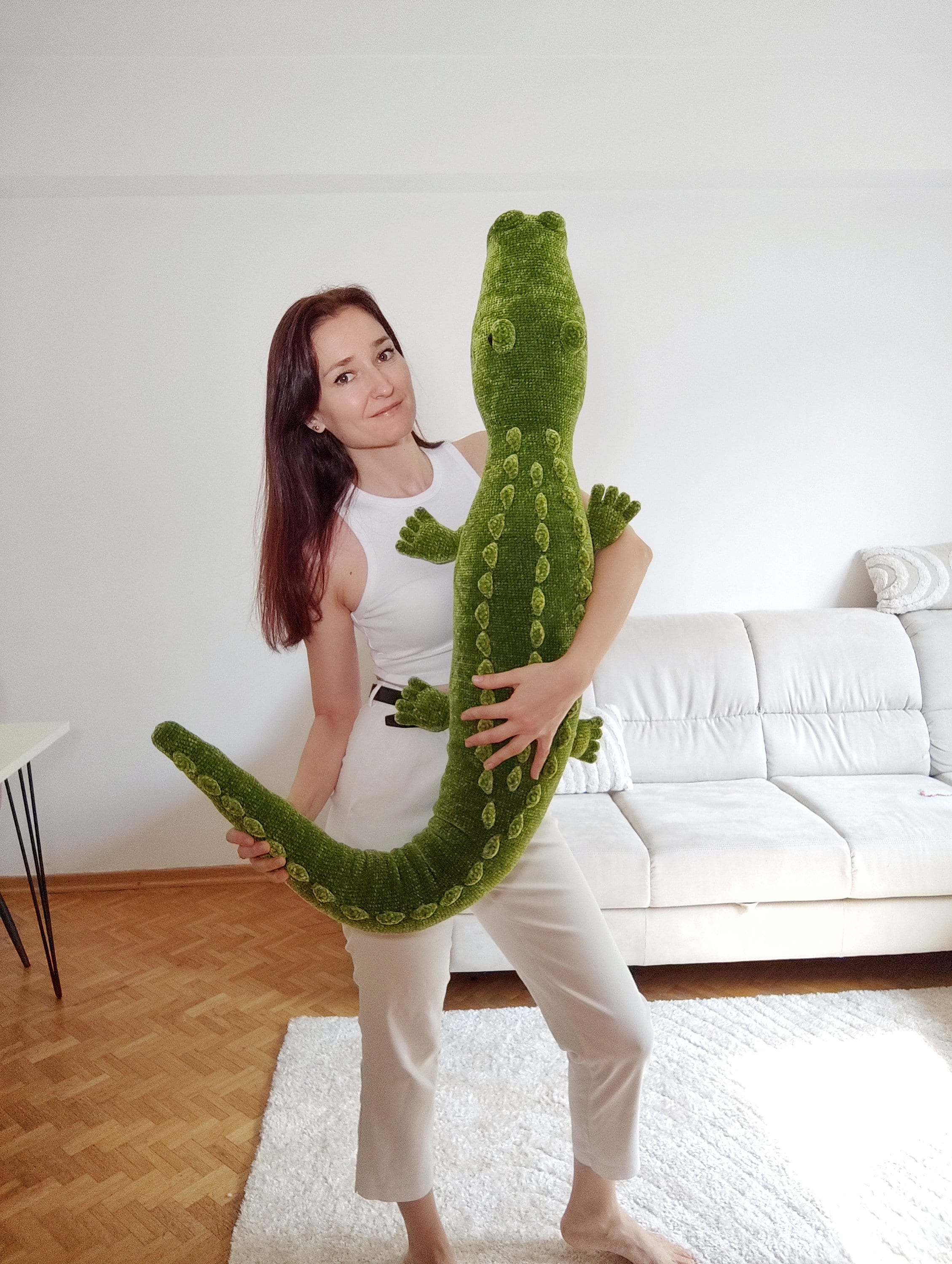40 Alligator Crochet Patterns for Handmade Gifts, Nursery Decor, and Playful Amigurumi 26 Crochet Crocodile Pillow Pattern: Amigurumi Alligator