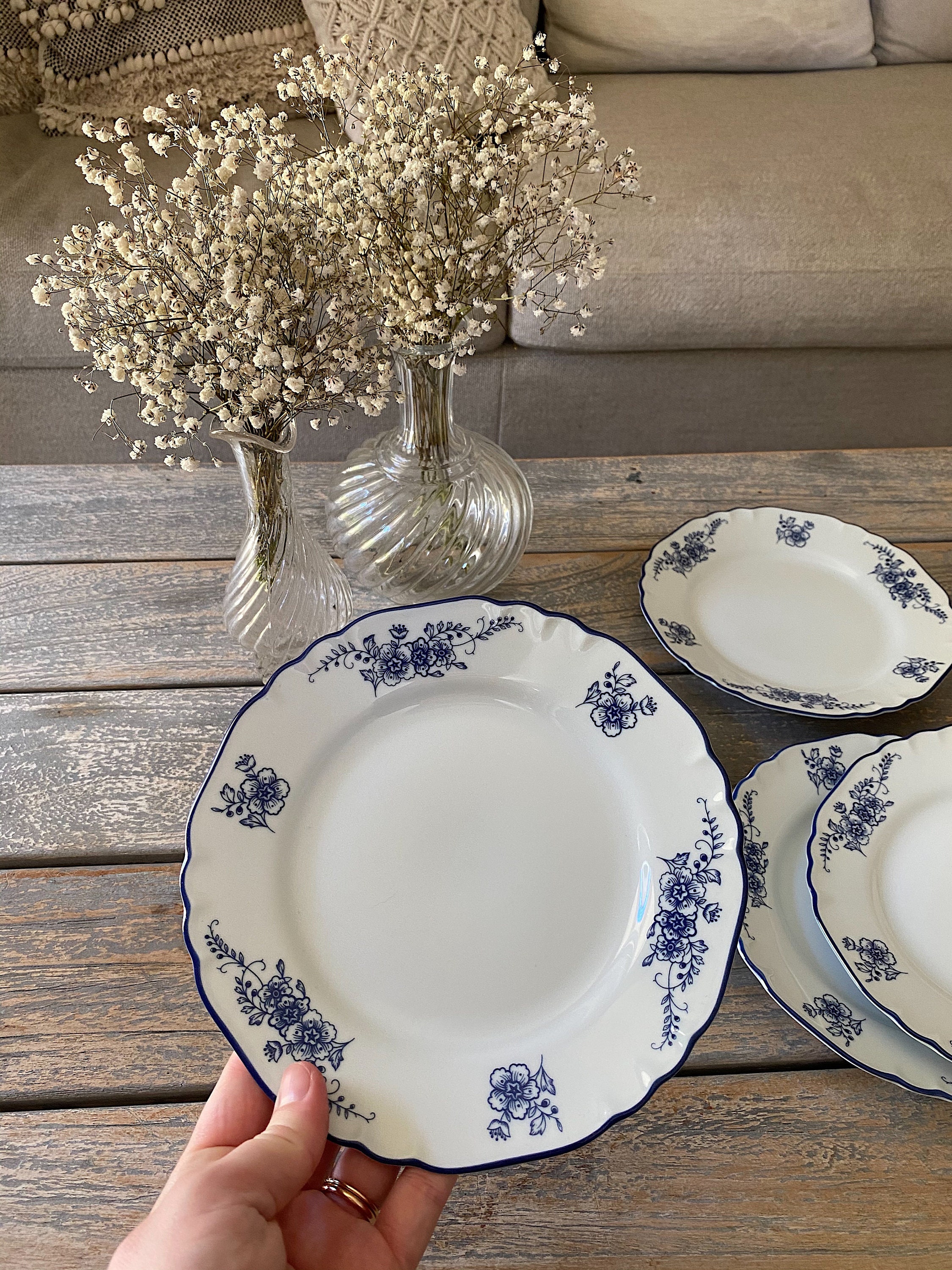 Lot De 4 Assiettes À
