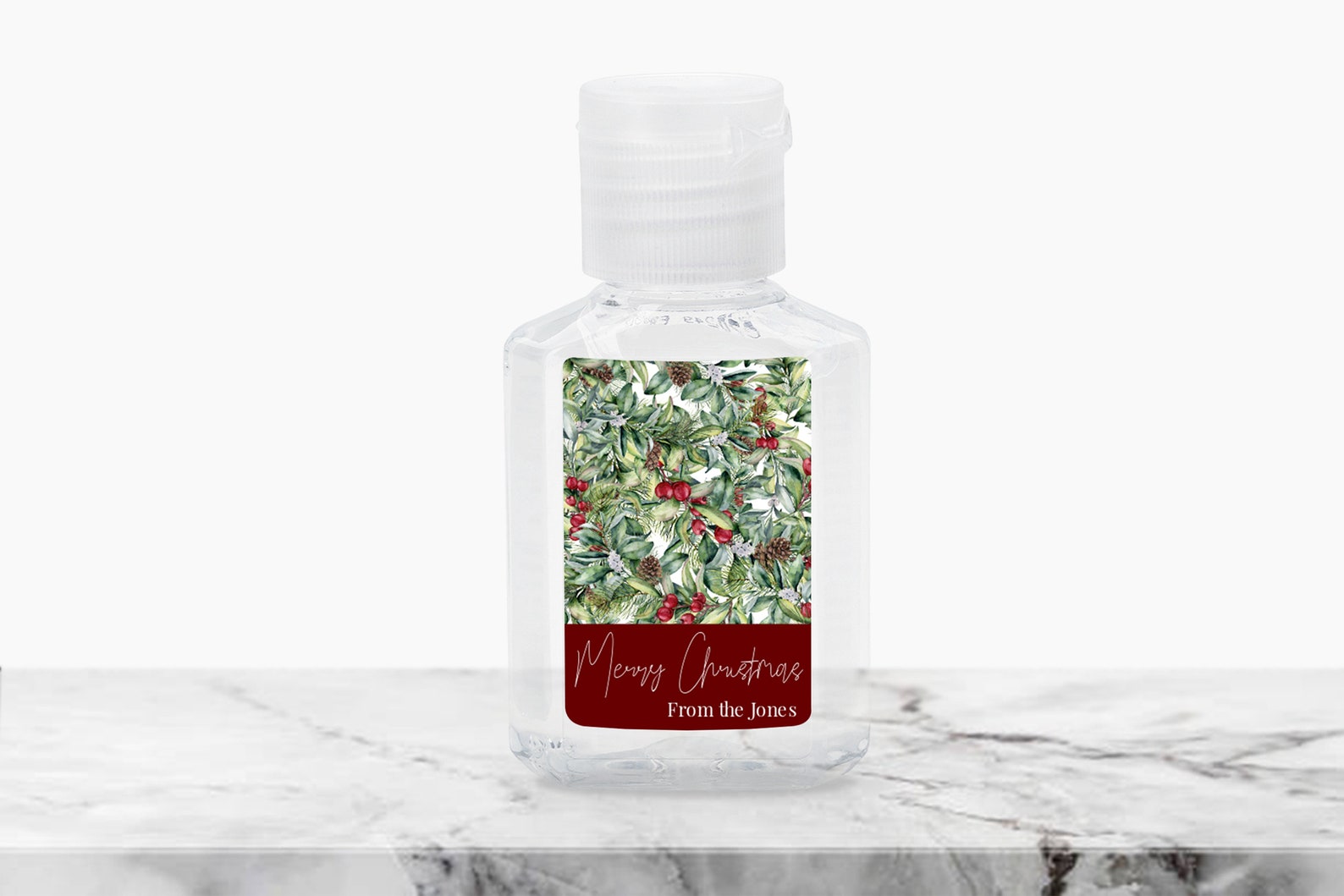 Editable Christmas Hand Sanitizer Label Template Christmas | Etsy