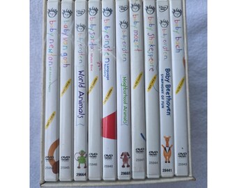 Baby Einstein 10 DVD Set Disney Mozart Bach Beethoven Newton Van Gogh H9439 E3