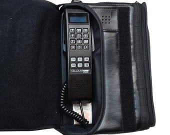 Telefono cellulare Motorola vintage CellularOne da borsa 19028NASSA SCN2498B Retro Mobile Auto W3