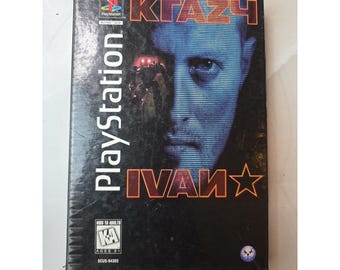 Krazy Ivan Sony PlayStation PS1 1996 Psygnosis Long Box NTSC SCUS-94303 Retro H1