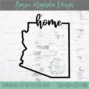Arizona State Outline SVG: Home State Pride Clip Art (Digital Download)