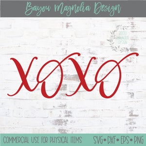 XoXo SVG - XoXo PNG - Hugs and Kisses SVG - Valentinstag svg - XoXo Shirt Svg - Valentinstag Png - Svg Für Cricut Silhouette