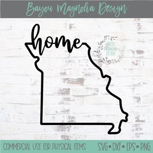 Missouri State Outline SVG - Missouri State SVG - Missouri Home Svg - MO Svg - State Svg - Cricut - Silhouette -  - Clip Art