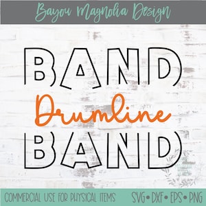 Marching Band Drumline Section Cut File for Cricut and Silhouette - Svg Png Eps Dxf