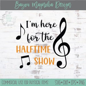 Halftime Show Band Shirt SVG: Football Game Design (Digital Download)