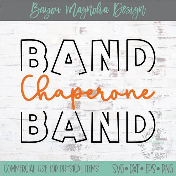 Band Chaperone SVG Marching Band SVG Band Chaperone Shirt Etsy