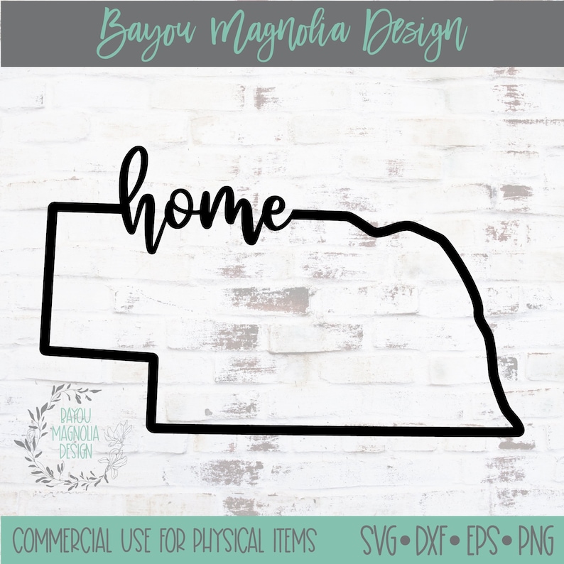 Nebraska State Outline SVG: Home State Pride Clip Art (digital Download ...