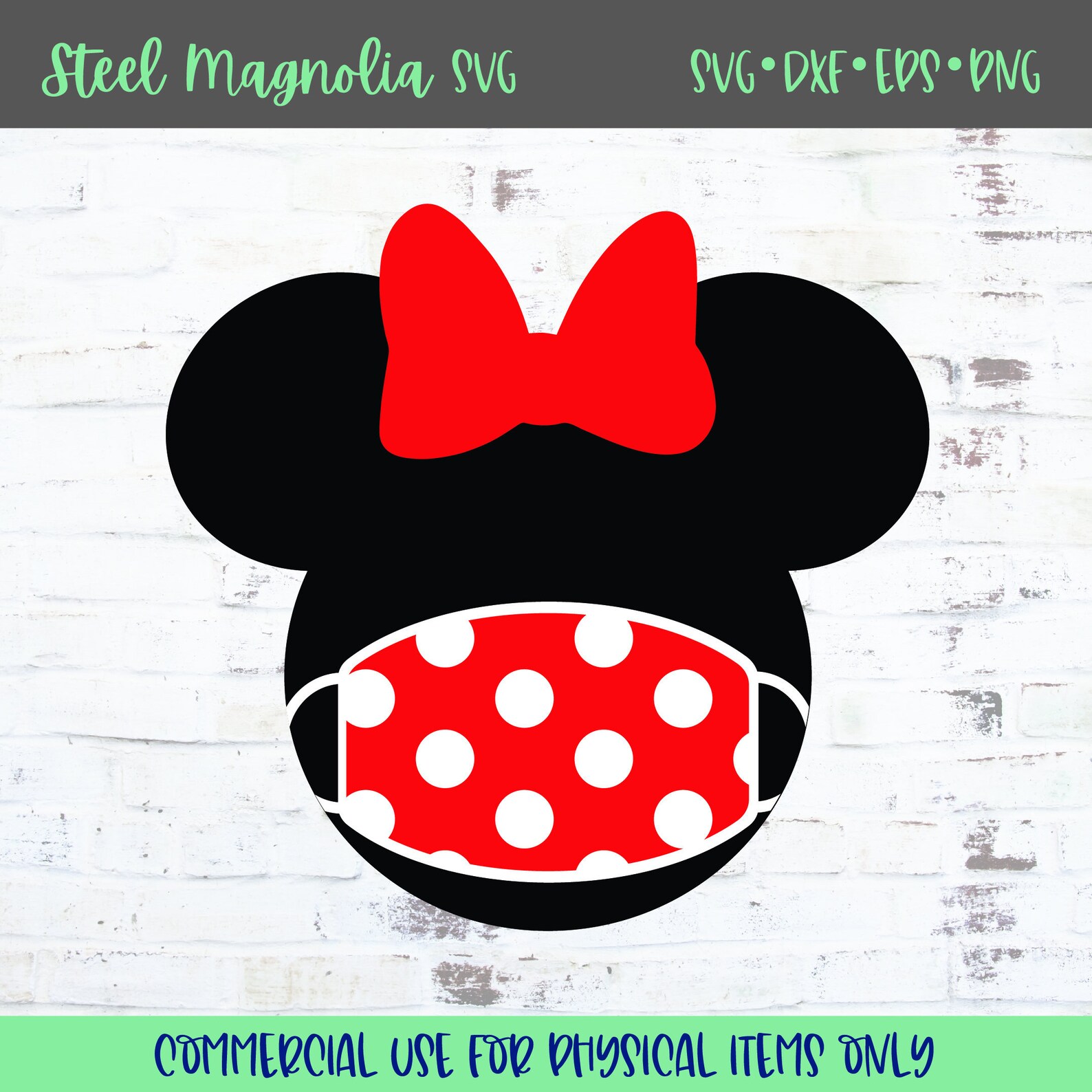 Minnie Mouse met Mask SVG Minnie Mask SVG Minnie Mouse SVG | Etsy