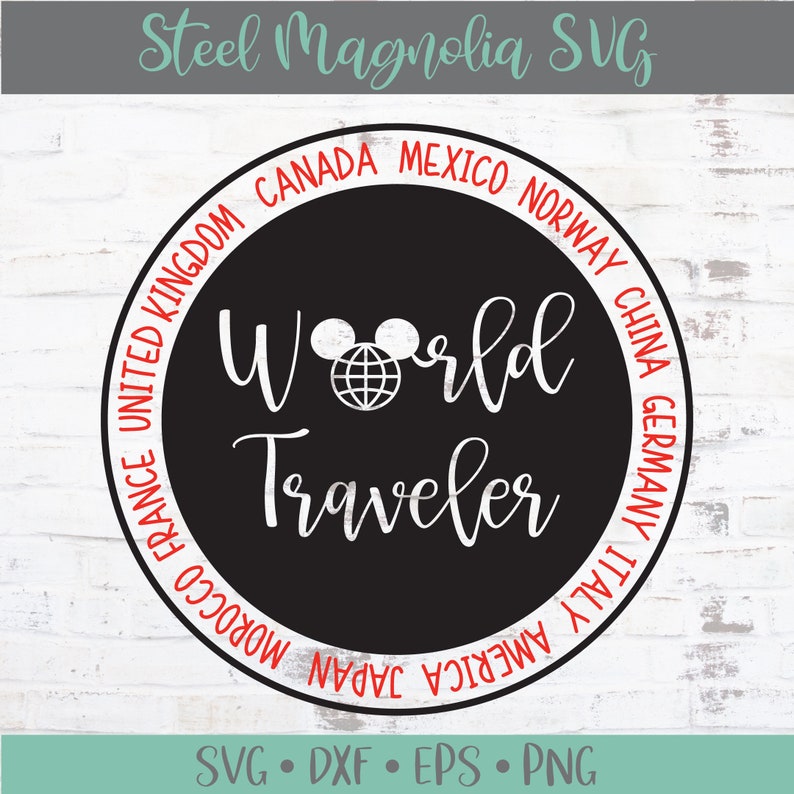 Download World Traveler SVG Epcot Shirt SVG Disney SVG World | Etsy