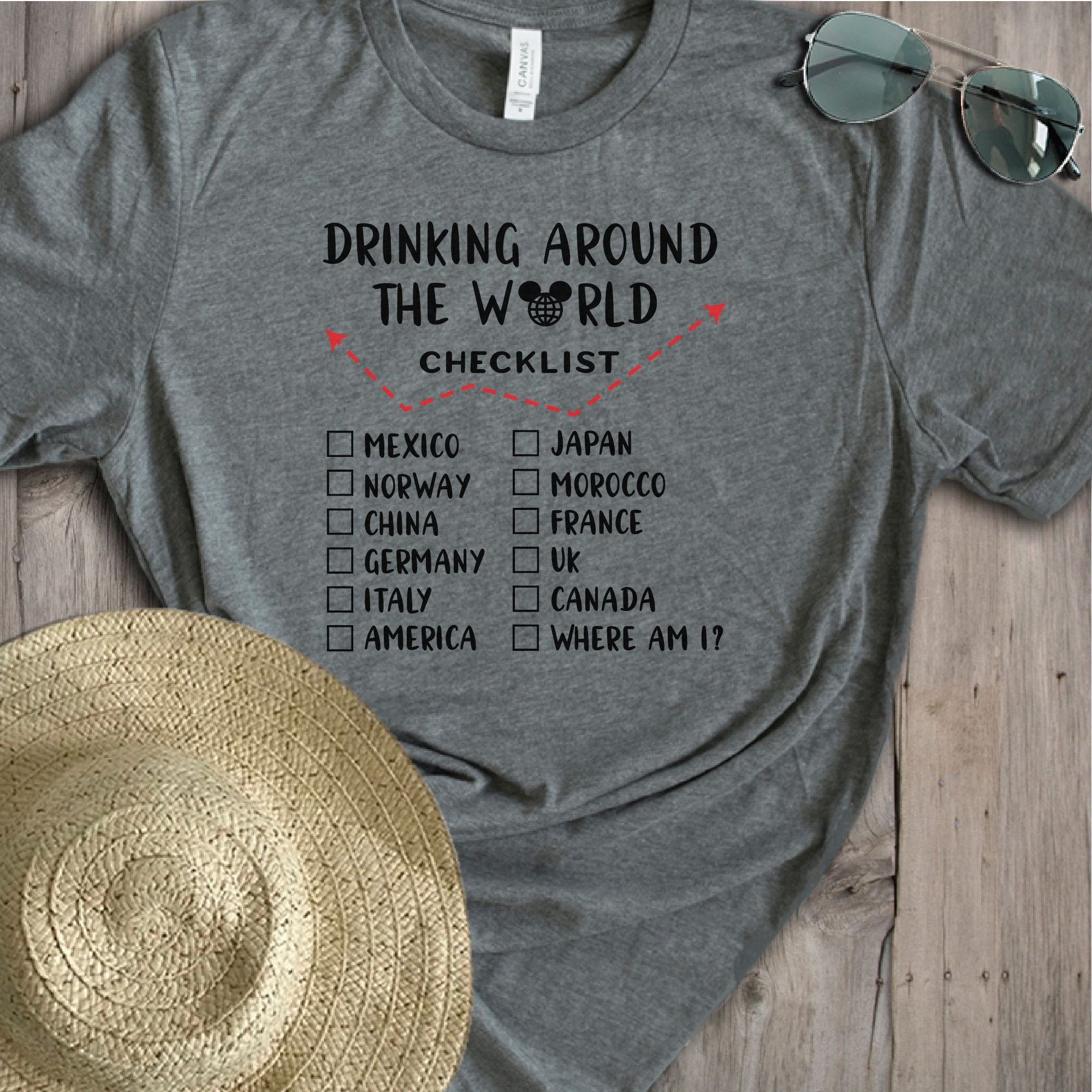 Drinking around the world SVG Epcot SVG Disney World Etsy