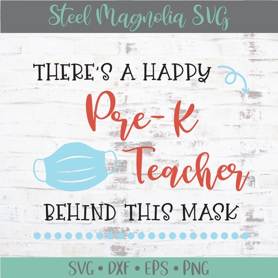 Download Pre K Teacher Behind This Mask Shirt Svg Teacher Shirt Svg Etsy