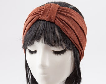 HEADBAND. WIDE headband. Wide elastic HEADBAND. Women Stretchy headban. Bandana for women's hair.