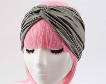 Diadema estilo TURBANTE. TWIST TURBAND Headband. Elastic Headband. Cinta para el cabello elástica. Bandana ancha mujer.