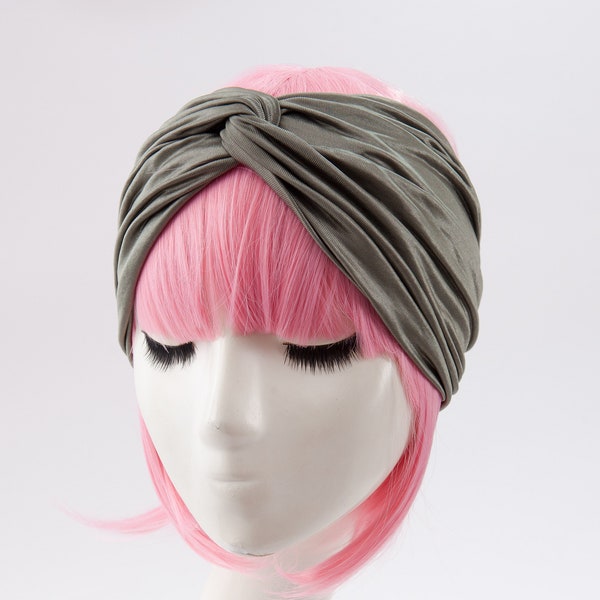 Diadema estilo TURBANTE. TWIST TURBAND Headband. Elastic Headband. Cinta para el cabello elástica. Bandana ancha mujer.