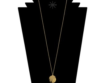 Young Man Face Medal EPHEBE Gold Plated 24k Fine Gold or Silver