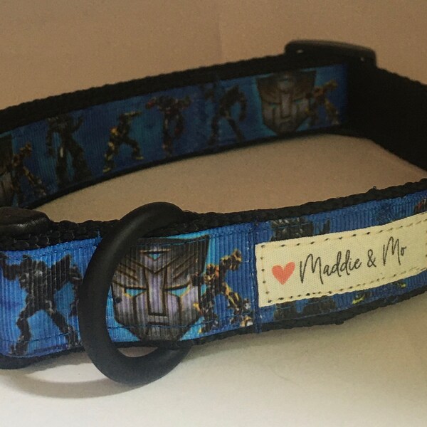 Transformers Dog Collar Etsy