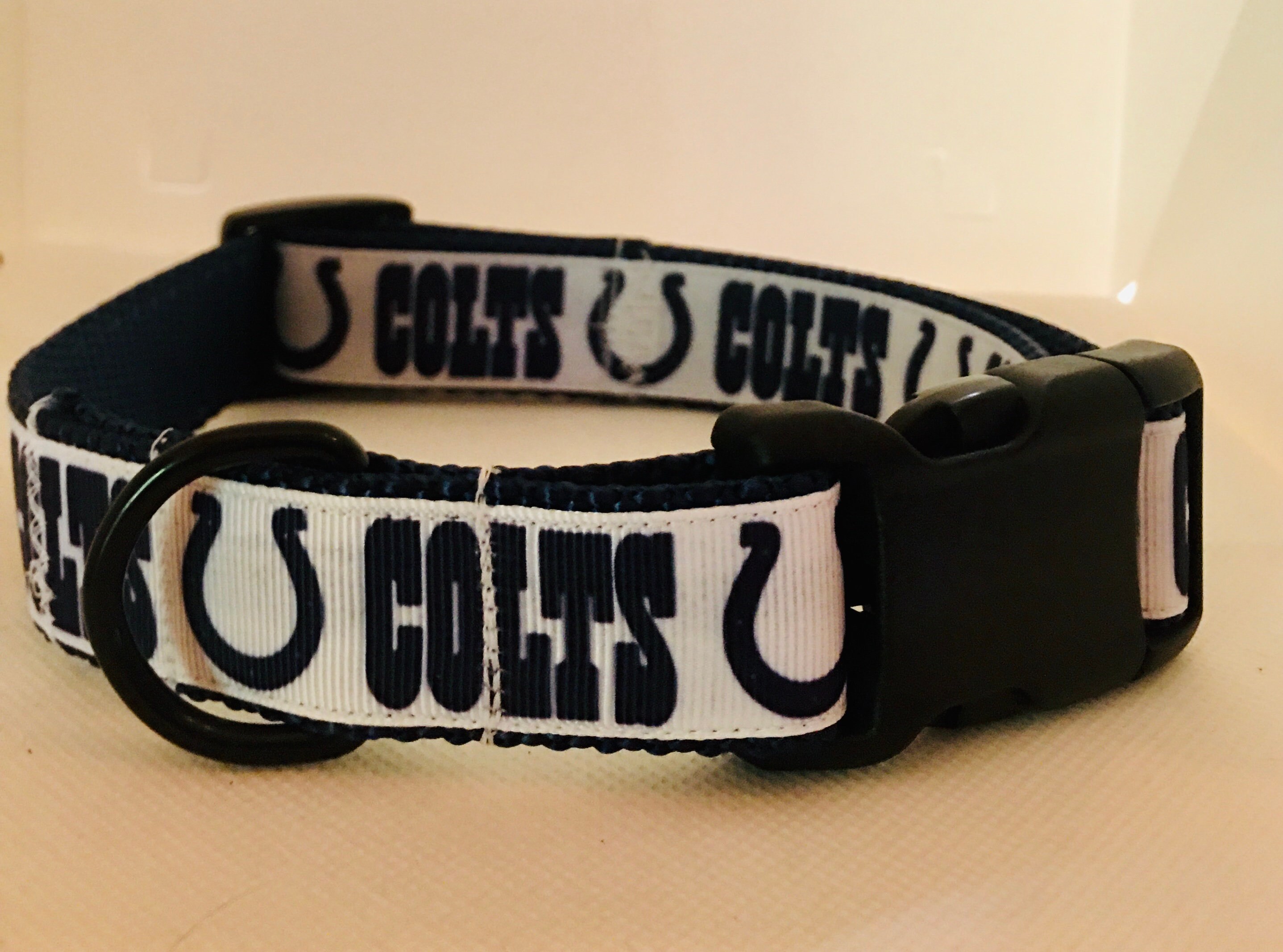 Colts dog collar top