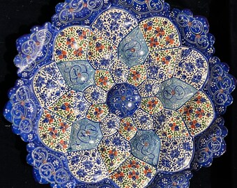 Mina Plate (Hand Painting on Copper)