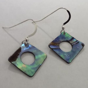 Abalone Sterling Silver Earrings