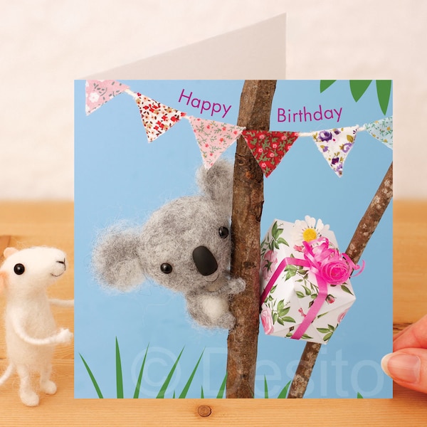 Whimsical Greetings Card - Happy Birthday