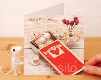 Whimsical card - Anniversary (perfect match)