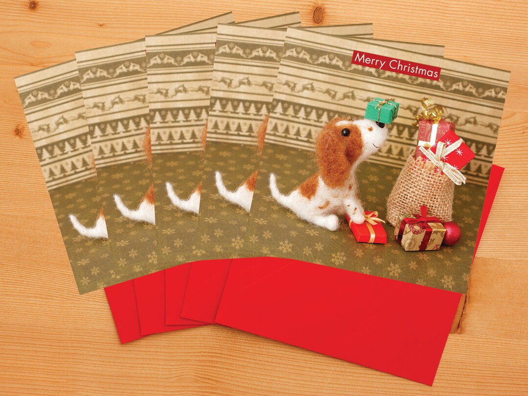 Whimsical Christmas Card multipack X5 Merry Christmas Etsy