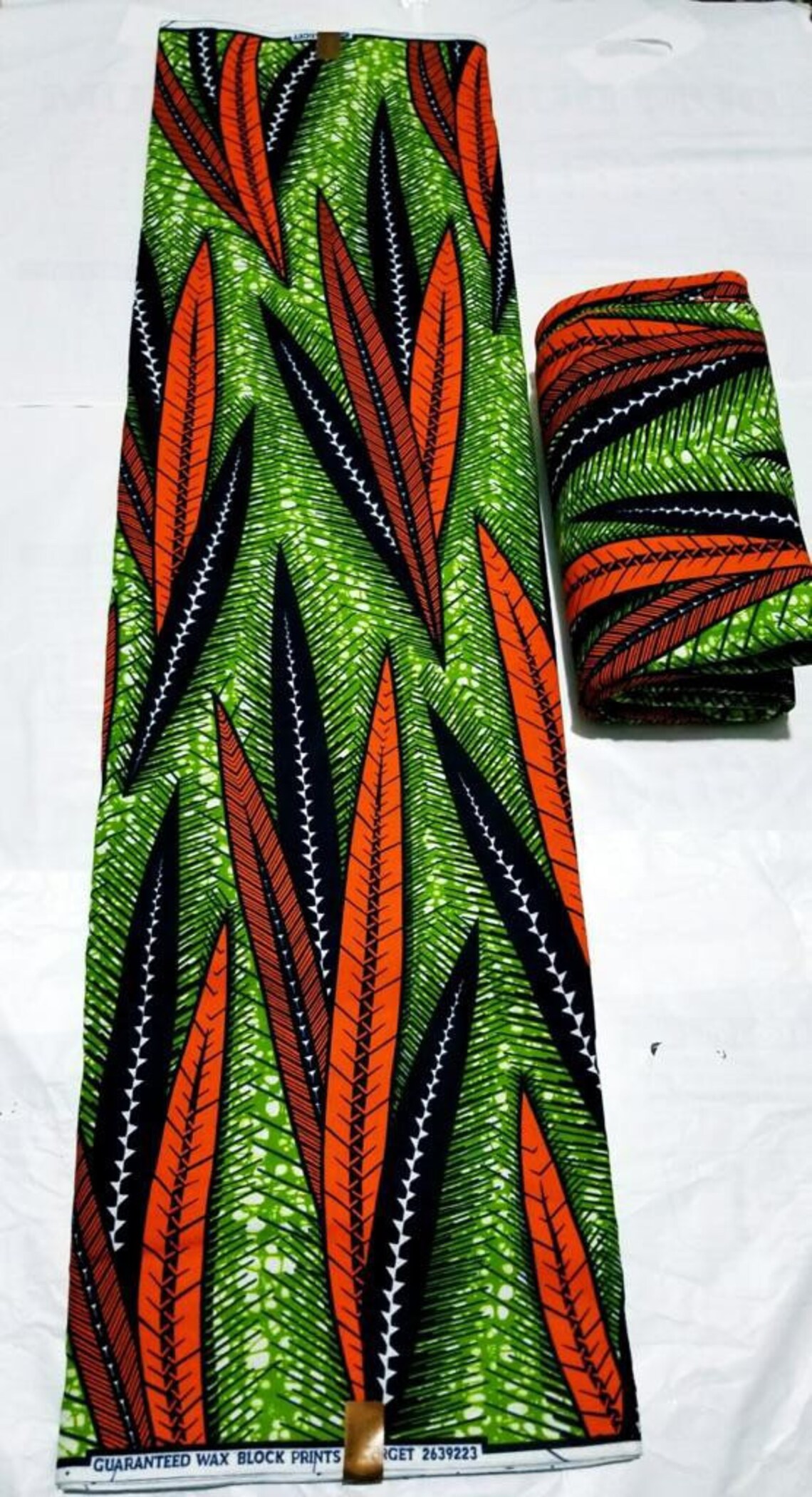 African print 6 yards Green Ankara cotton fabric African Etsy