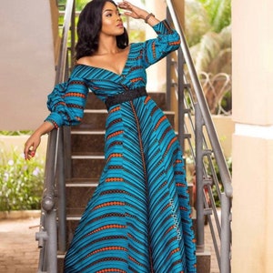 African dress, Ankara maxi dress, African print halter neck dress, African women outfit, African print dress, Ankara outfit, Ankara gown