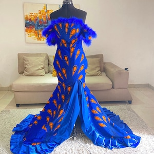 African dress, Ankara mermaid dress, African print dress, African outfit, African prom dress, Ankara wedding gown, Ankara gown, Ankara prom