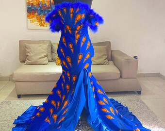 African dress, Ankara mermaid dress, African print dress, African outfit, African prom dress, Ankara wedding gown, Ankara gown, Ankara prom