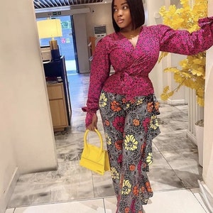 Ankara styles best sale trouser and blouse