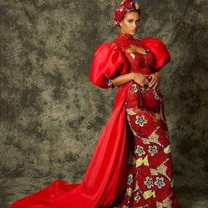 African dress, Ankara mermaid dress, African print dress, African outfit, African prom dress, Ankara wedding gown, Ankara gown, Ankara prom