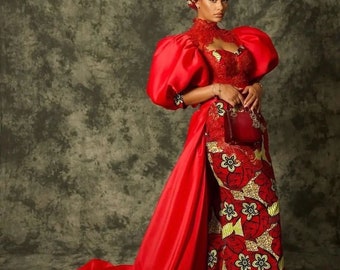 African dress, Ankara mermaid dress, African print dress, African outfit, African prom dress, Ankara wedding gown, Ankara gown, Ankara prom