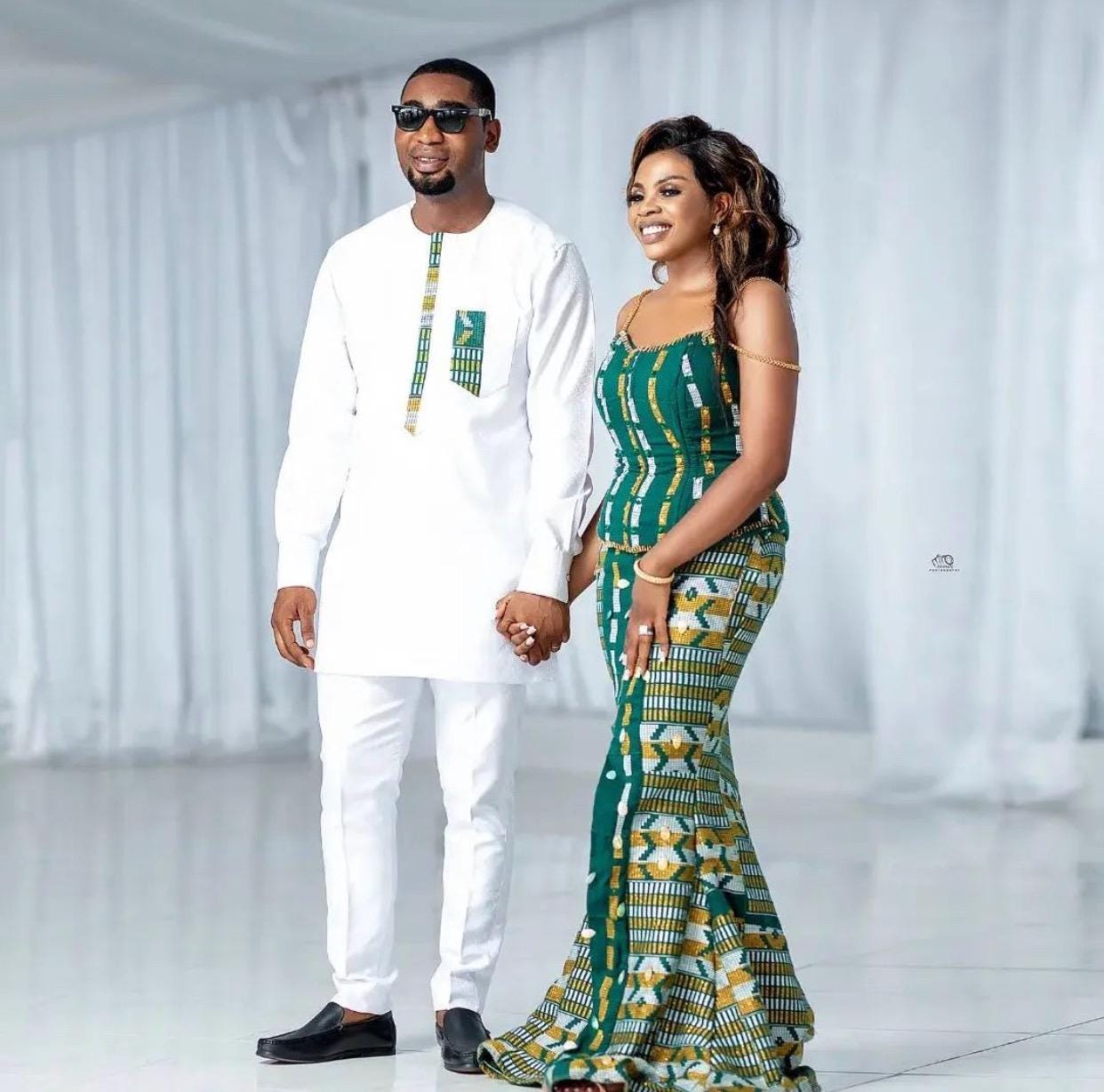 Kente Couple Outfit Etsy