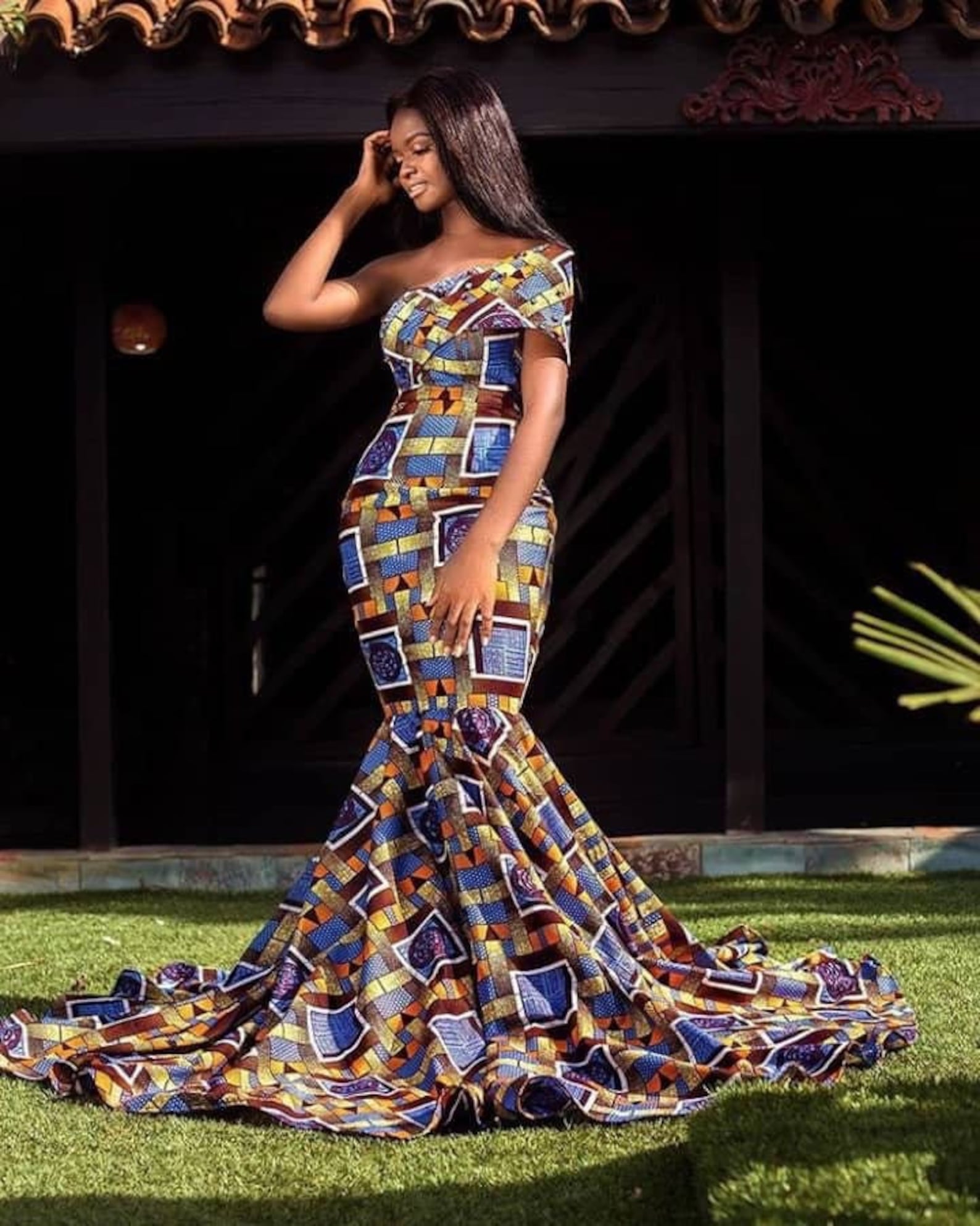 Ankara mermaid dress