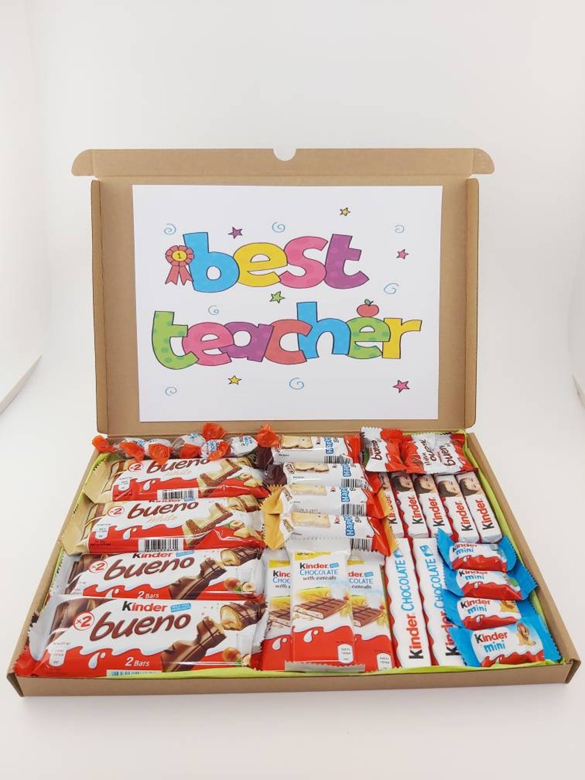 Large Kinder Best Teacher/Appreciation Hamper Box Etsy