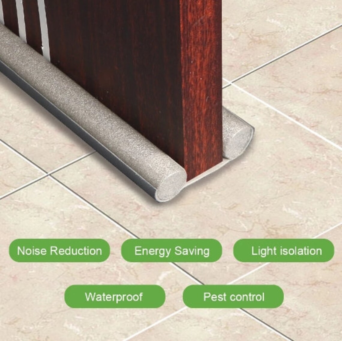 Foam Guard Door Bottom Sealing Strip Sound Proof Noise Etsy